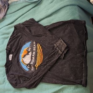 Oversized Human Bean Long Sleeve Tee